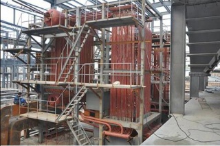 河北2台15T循（xún）環（huán）流化床鍋爐