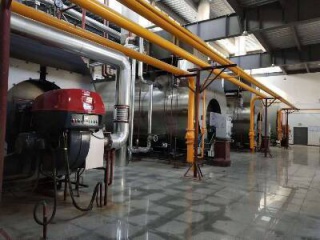 烏魯木齊3台5噸燃氣熱水鍋爐供暖（nuǎn）運行中